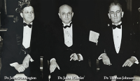 Drs Wheeler, Dunnington, and Johnson at Board of Surgeons Meeting, April 1938